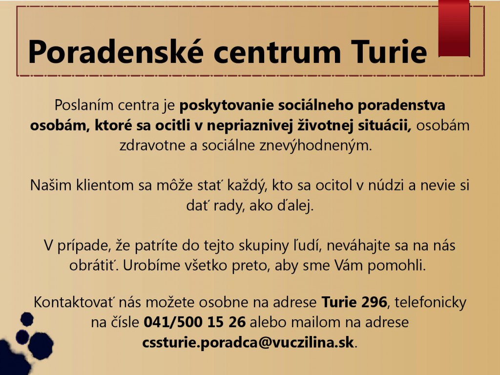 poradenske-centrum-turie-kontakty